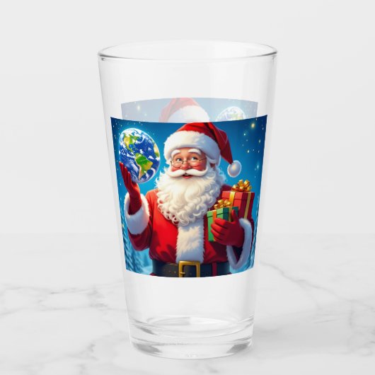 „Merry Christmas“1 Glas (Voorkant)