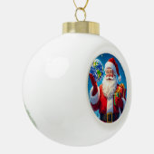„Merry Christmas“1 Keramische Bal Ornament (Links)
