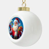 „Merry Christmas“1 Keramische Bal Ornament (Rechts)