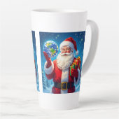 „Merry Christmas“1 Latte Mok (Rechterhoek)