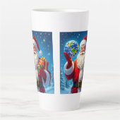 „Merry Christmas“1 Latte Mok (Voorkant)