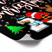 Merry Christmas 2025 Family Matching Pajamas Xmas Poster (Hoek)