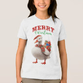 MERRY CHRISTMAS 2026 Tri-Blend SHIRT (Voorkant)