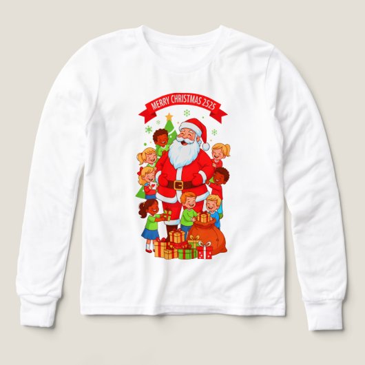 MERRY CHRISTMAS 2525 YOUTH BELLA+CANVAS TRIBLEND (Motif recto)
