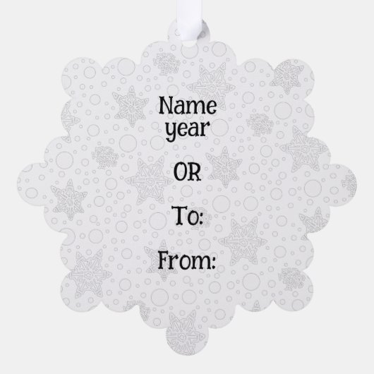 Merry Christmas 2 Tree Stocking Snowman Ornament Kaart (Achterkant)