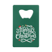 Merry Christmas-61039 Kredietkaart Flessenopener (Achterkant)