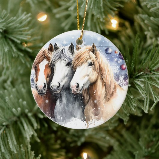 Merry Christmas - 8 Keramisch Ornament (Boom)