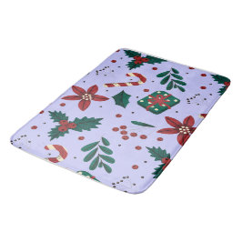 Merry Christmas Abstract Pattern Badmat