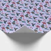 Merry Christmas Abstract Pattern Cadeaupapier (Hoek)