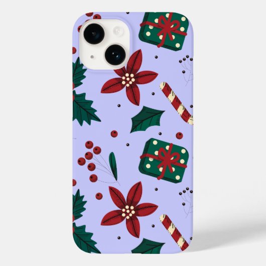 Merry Christmas Abstract Pattern Case-Mate iPhone Case (Achterkant)