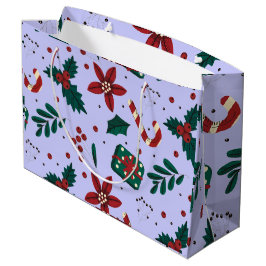 Merry Christmas Abstract Pattern Groot Cadeauzakje