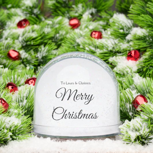 Merry Christmas add name text custom family gift (Noël)