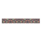 Merry Christmas Aesthetic Pattern- Festive Holiday Grosgrain Lint (Voorkant)