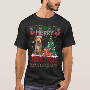 Merry Christmas Airedale Terrier Hondenliefhebber  T-shirt