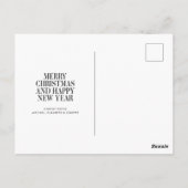 MERRY CHRISTMAS Ajouter Votre Carte Postale Photo  (Dos)