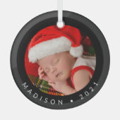 MERRY CHRISTMAS Ajoutez Votre Ornement En Verre Ph (Recto)