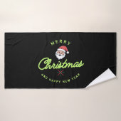 Merry Christmas and Happy New Year (Serviette de bain)