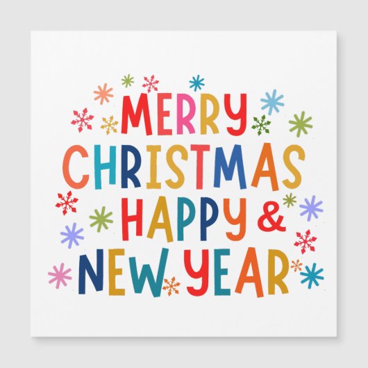 MERRY CHRISTMAS AND HAPPY NEW YEAR (Voorkant)