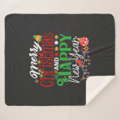 Merry Christmas And Happy New Year-67342 Sherpa Deken (Voorkant (horizontaal))