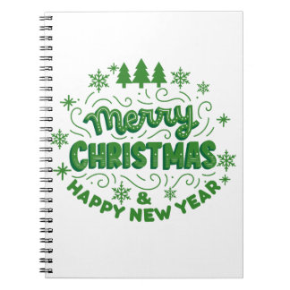 MERRY CHRISTMAS AND HAPPY NEW YEAR NOTITIEBOEK