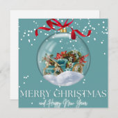 Merry Christmas and New Year Greeting (Voorkant / Achterkant)