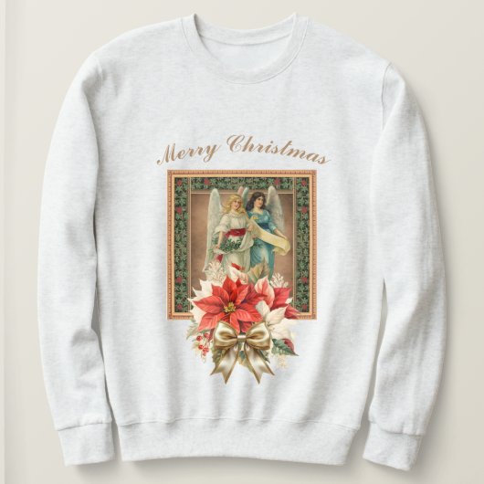 Merry Christmas Angels sweatshirt (Design voorkant)
