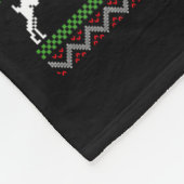 Merry Christmas Animal Filthy Ya Xmas Pajama Chris Fleece Deken (Hoek)