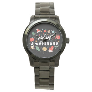 Merry Christmas - ASL Amerikaanse Gebarentaal III Horloge