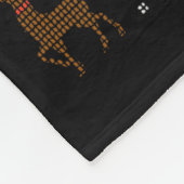 Merry Christmas Asl Sign Language Deaf Pride Sped Fleece Deken (Hoek)