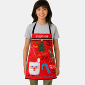 Merry Christmas Baking Memories NAME Apron Schort (Insitu)