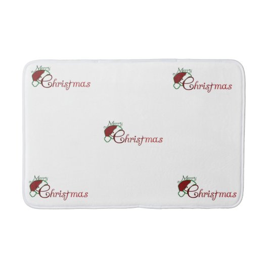 ** MERRY CHRISTMAS BATH MAT* MATCHING ACCESSOIRES BADMAT (Voorkant)