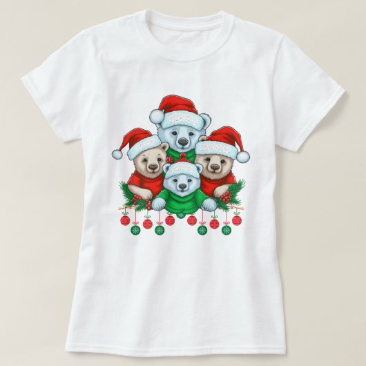 Merry Christmas Beer Squad T-shirt (Design voorkant)
