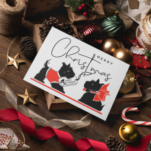 MERRY CHRISTMAS   Beste wensen voor Schotse honden