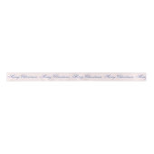 Merry Christmas Blush Pink en Navy Blue Lint (Voorkant)