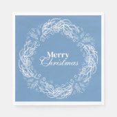 Merry Christmas Botanical Wreath. Servet (Voorkant)