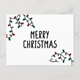 merry christmas  briefkaart
