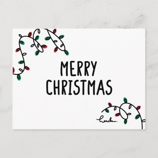 merry christmas  briefkaart (Voorkant)