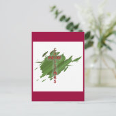 Merry CHRISTmas Briefkaarten (Staand voorkant)