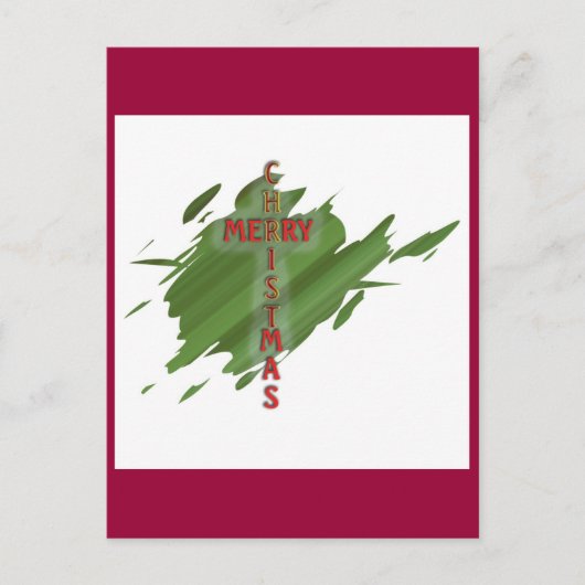 Merry CHRISTmas Briefkaarten (Voorkant)