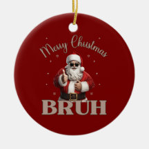 Merry Christmas BRUH Grappig ontwerp