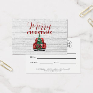 Merry Christmas Business Cadeau Certificat