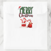 Merry Christmas by Santa - Stickers (Sac)
