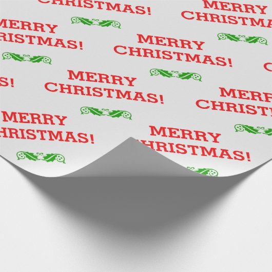 "MERRY CHRISTMAS!" CADEAUPAPIER (Hoek)