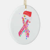 MERRY CHRISTMAS CANCER KERAMISCH ORNAMENT (Rechts)