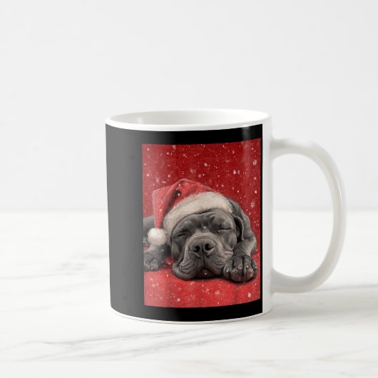 Merry Christmas Cane Corso  Koffiemok (Rechts)