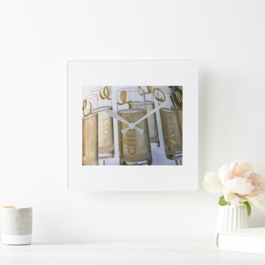 **MERRY CHRISTMAS "CHEERS COCKTAIL" HORLOGE (Maison)