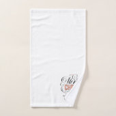 Merry CHRISTmas Christian Jésus Christ Calligraphi (Serviette à main)