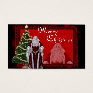 Merry Christmas Classic Santa 1 - Gift Tags