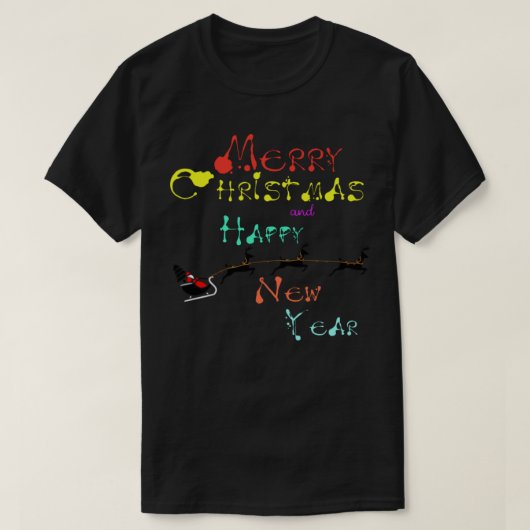 MERRY CHRISTMAS Classic T-Shirt (Design voorkant)