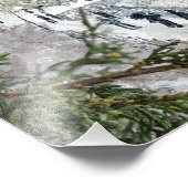 Merry Christmas. Claude Monet Photo Enlargement Foto Afdruk (Hoek)